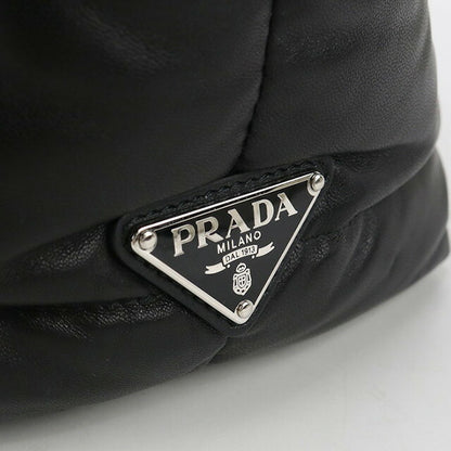 Used Prada tote bag unisex brand PRADA leather leather black bag USDPR100490011