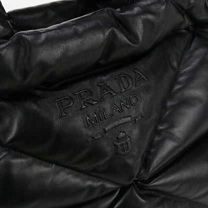 Used Prada tote bag unisex brand PRADA leather leather black bag USDPR100490011