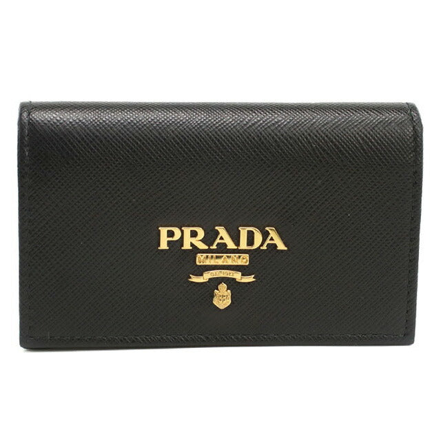 中古 プラダ 名刺入れ レディース ブランド PRADA カードケース 1MC122 ブラック 小物 USDPR100788011