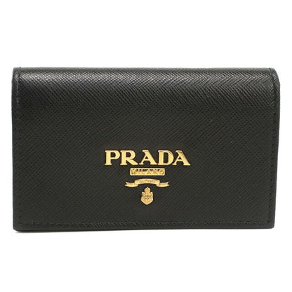 中古 プラダ 名刺入れ レディース ブランド PRADA カードケース 1MC122 ブラック 小物 USDPR100788011