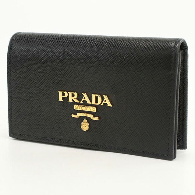 中古 プラダ 名刺入れ レディース ブランド PRADA カードケース 1MC122 ブラック 小物 USDPR100788011