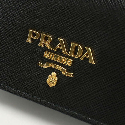 中古 プラダ 名刺入れ レディース ブランド PRADA カードケース 1MC122 ブラック 小物 USDPR100788011