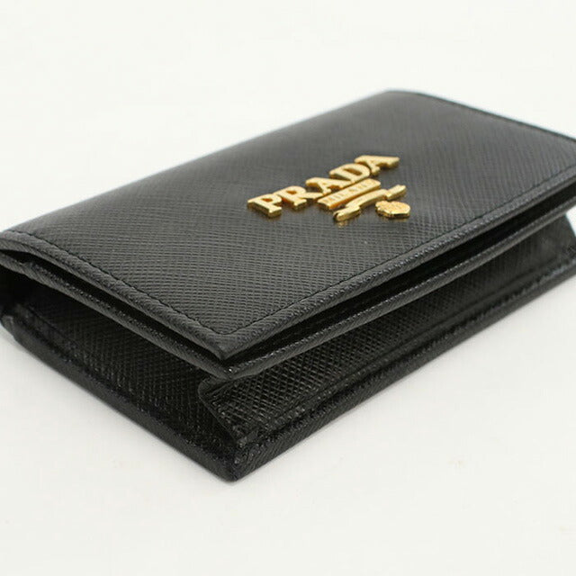 中古 プラダ 名刺入れ レディース ブランド PRADA カードケース 1MC122 ブラック 小物 USDPR100788011
