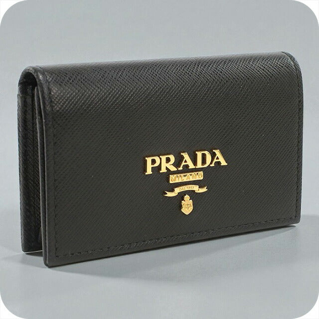 中古 プラダ 名刺入れ レディース ブランド PRADA カードケース 1MC122 ブラック 小物 USDPR100788011