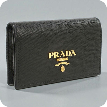 中古 プラダ 名刺入れ レディース ブランド PRADA カードケース 1MC122 ブラック 小物 USDPR100788011