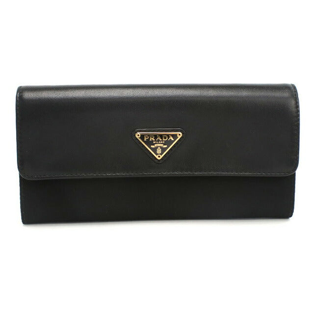 中古 プラダ 長財布二折 レディース ブランド PRADA サフィアーノ