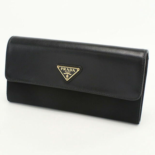 中古 プラダ 長財布二折 レディース ブランド PRADA サフィアーノ
