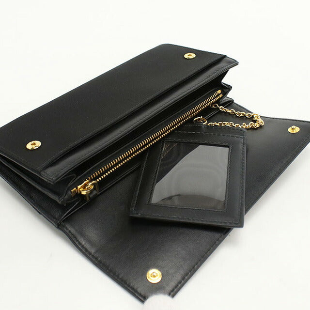 中古 プラダ 長財布二折 レディース ブランド PRADA サフィアーノトライアングル 1M1037 ブラック 財布 USDPR100790011
