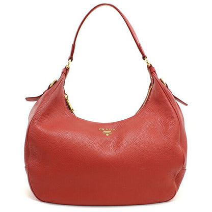 Used Prada shoulder bag ladies brand PRADA one shoulder leather B4311M red USDPR101311011