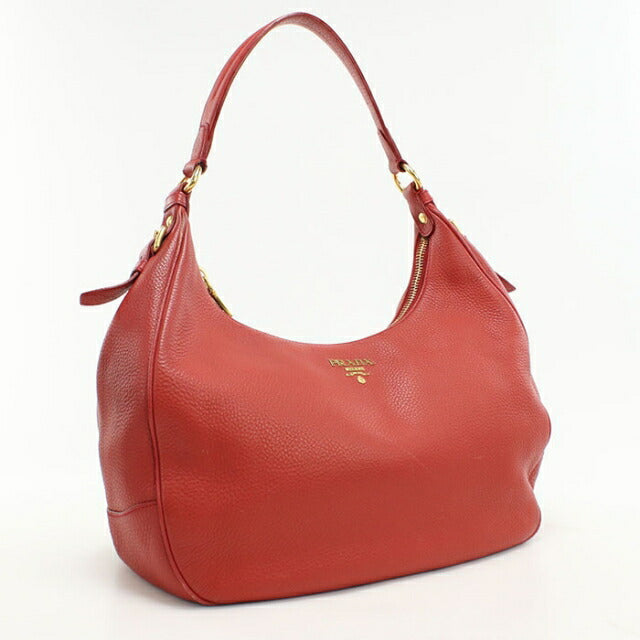 Used Prada shoulder bag ladies brand PRADA one shoulder leather B4311M red USDPR101311011