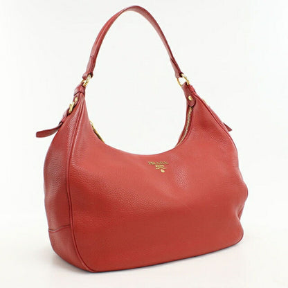 Used Prada shoulder bag ladies brand PRADA one shoulder leather B4311M red USDPR101311011