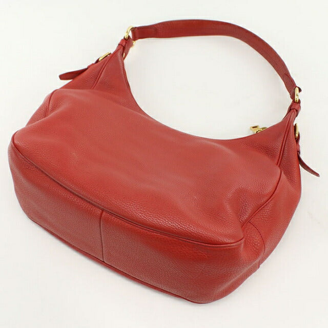 Used Prada shoulder bag ladies brand PRADA one shoulder leather B4311M red USDPR101311011