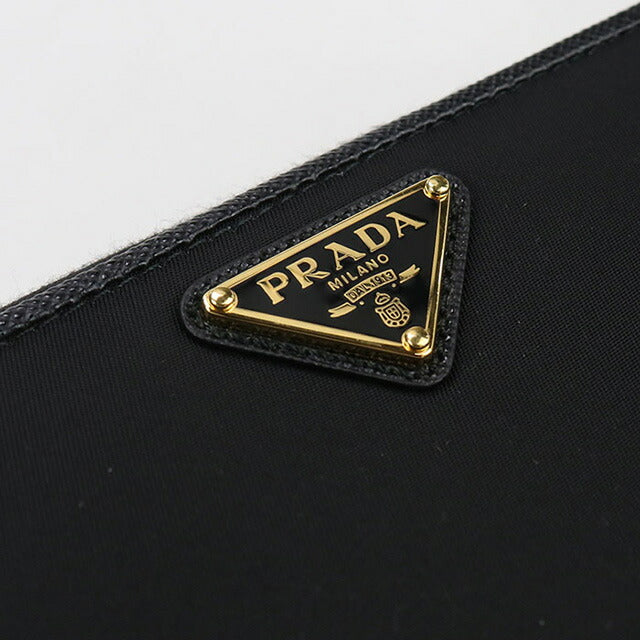 中古 プラダ 長財布ラウンドファスナー レディース ブランド PRADA サフィアーノトライアングル ジップアラウンド長財布 1ML506 2DMI F0002 USDPR101322011