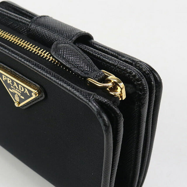 中古 プラダ 二つ折り財布 レディース ブランド PRADA サフィアーノ