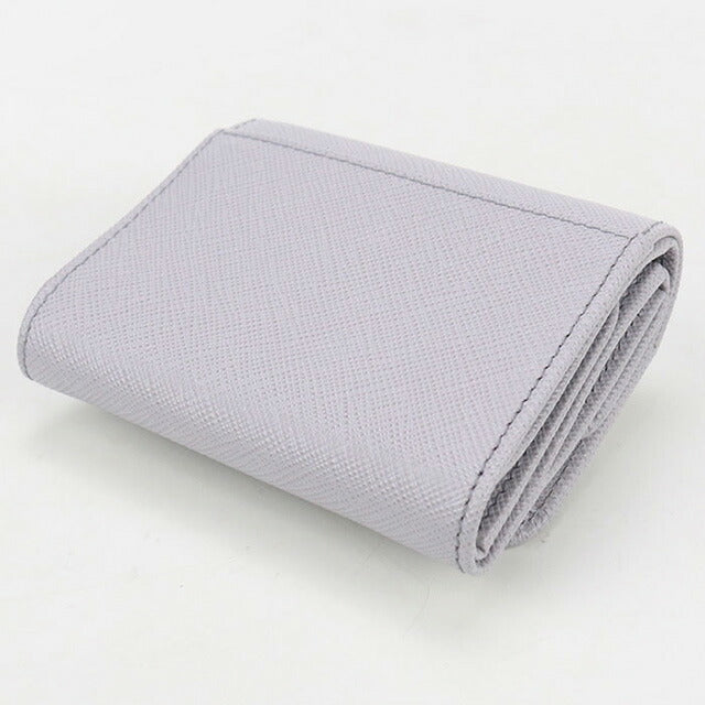 Used Prada Trifold Wallet Ladies Brand PRADA Saffiano Leather Saffiano Triangle Wallet Leather 1MH043 QHH F0ETB Purple USDPR101845011