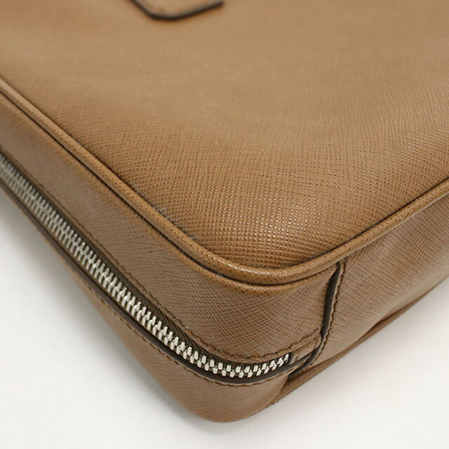 中古 プラダ ブリーフケース メンズ ブランド PRADA 2WAY ブラウン バッグ USDPR102301011