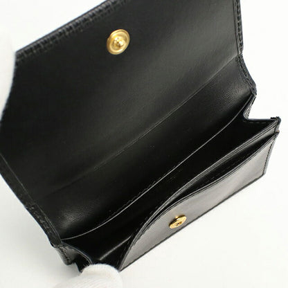 中古 プラダ 名刺入れ レディース ブランド PRADA トライアングルカードケース 1MC122 ブラック 小物 USDPR102402011