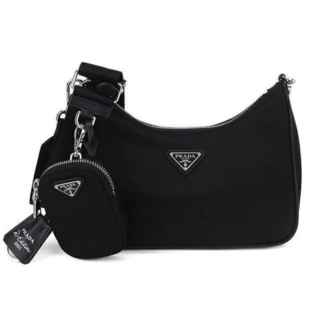 二手 Prada 单肩包 女士品牌 PRADA Re Edition 2005 1BH204 黑色包 USDPR102521011