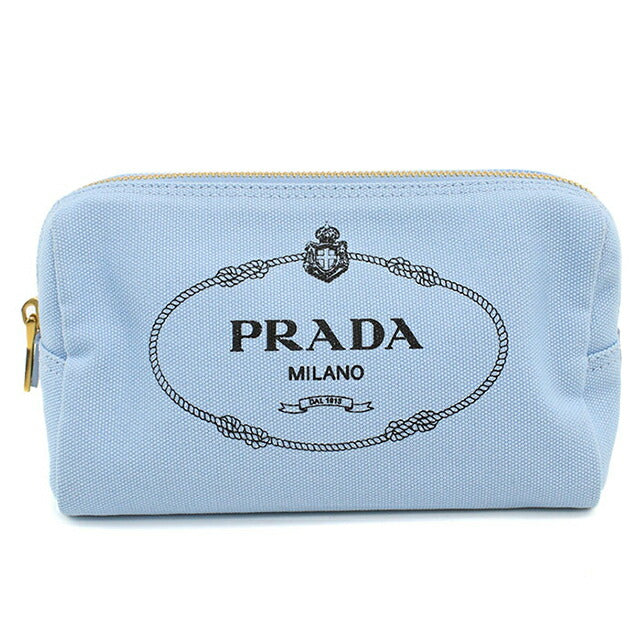 中古 プラダ ポーチ レディース ブランド PRADA カナパ ブルー USDPR102547011