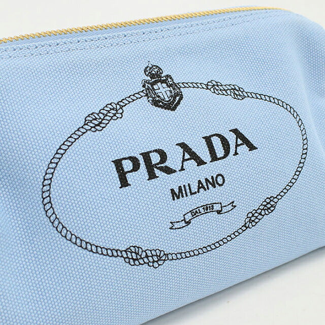 中古 プラダ ポーチ レディース ブランド PRADA カナパ ブルー USDPR102547011