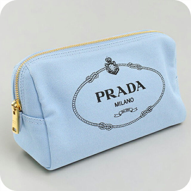 中古 プラダ ポーチ レディース ブランド PRADA カナパ ブルー USDPR102547011
