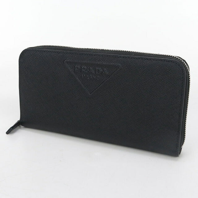 中古 プラダ 長財布ラウンドファスナー メンズ ブランド PRADA