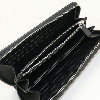 中古 プラダ 長財布ラウンドファスナー メンズ ブランド PRADA サフィアーノレザー ジップアラウンド長財布 レザー ブラック 財布 USDPR102986011