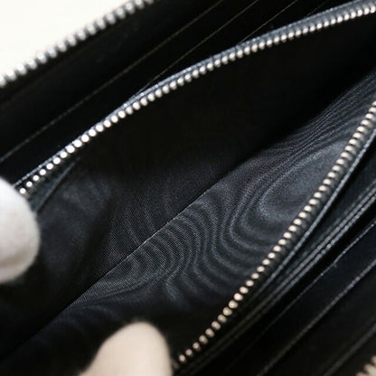 中古 プラダ 長財布ラウンドファスナー メンズ ブランド PRADA サフィアーノレザー ジップアラウンド長財布 レザー ブラック 財布 USDPR102986011