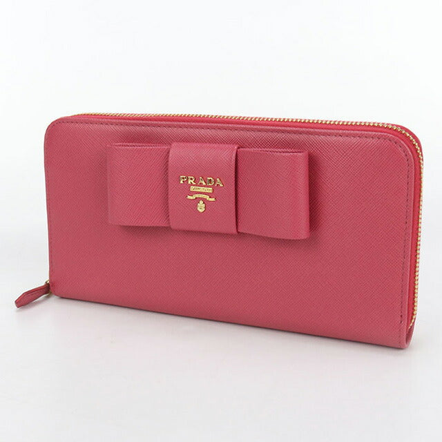 中古 プラダ 長財布ラウンドファスナー レディース ブランド PRADA