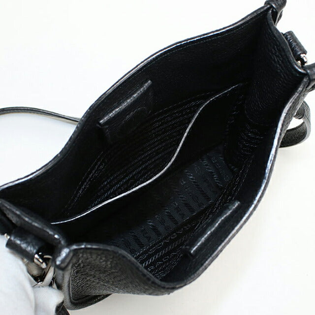 中古 プラダ ショルダーバッグ レディース ブランド PRADA ヴィッテロダイノソフトレザー ミニ レザー 1BH191 2DKV F0002 ブラック バッグ USDPR103604011