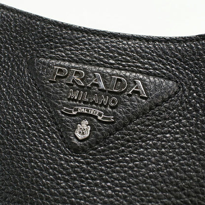 中古 プラダ ショルダーバッグ レディース ブランド PRADA ヴィッテロダイノソフトレザー ミニ レザー 1BH191 2DKV F0002 ブラック バッグ USDPR103604011