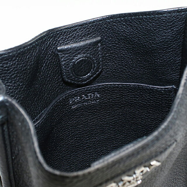 中古 プラダ ショルダーバッグ レディース ブランド PRADA ヴィッテロダイノソフトレザー ミニ レザー 1BH191 2DKV F0002 ブラック バッグ USDPR103604011