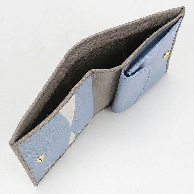 中古 プラダ 二つ折り財布 レディース ブランド PRADA サフィアノ