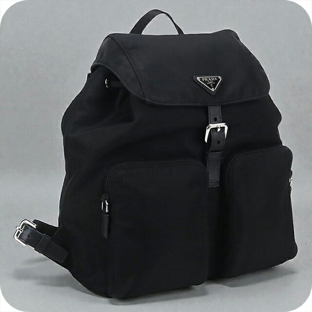 Used Prada backpack ladies brand PRADA bag pack 1BZ005 black bag USDPR103756011