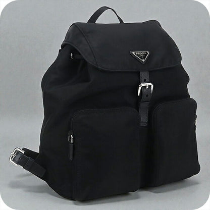 Used Prada backpack ladies brand PRADA bag pack 1BZ005 black bag USDPR103756011