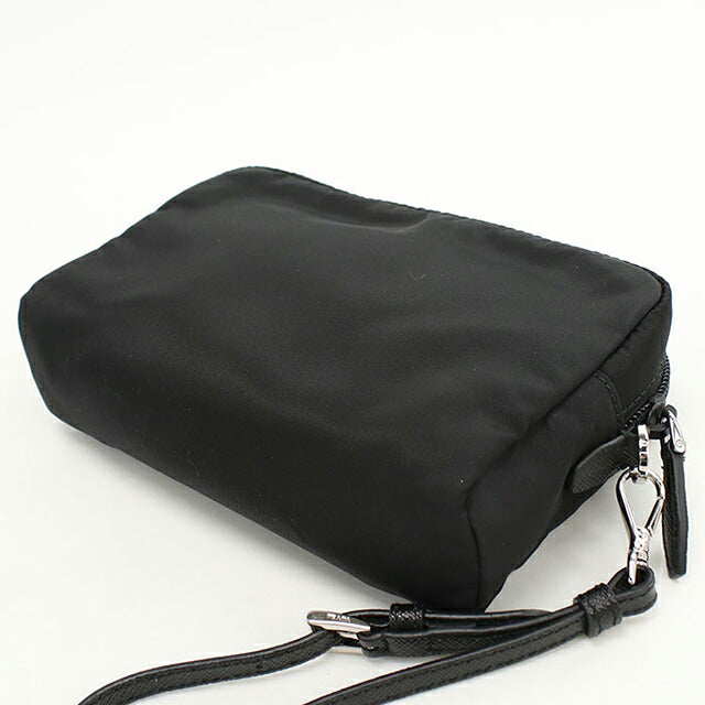 中古 プラダ ポーチ レディース ブランド PRADA ブラック バッグ