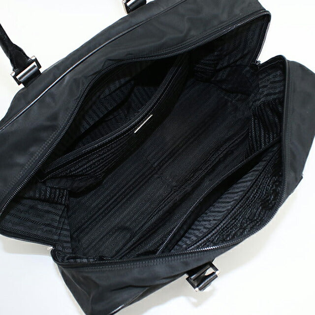 中古 プラダ ブリーフケース メンズ ブランド PRADA レザー ブラック