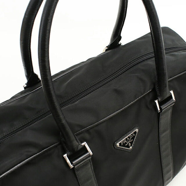 中古 プラダ ブリーフケース メンズ ブランド PRADA レザー ブラック