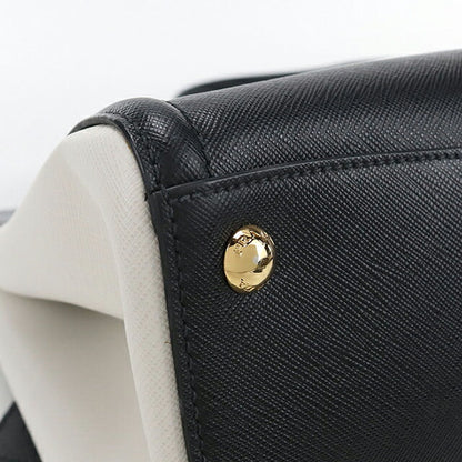 二手 Prada 手提包女士品牌 PRADA Galleria 2WAY 皮革 BN2608 黑色包 USDPR104463011