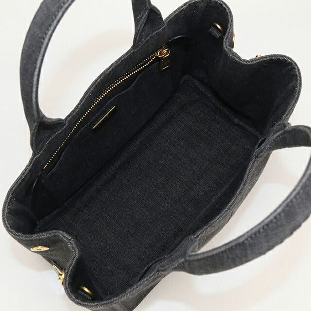 中古 プラダ トートバッグ レディース ブランド PRADA カナパ 2WAY ブラック バッグ USDPR105003011
