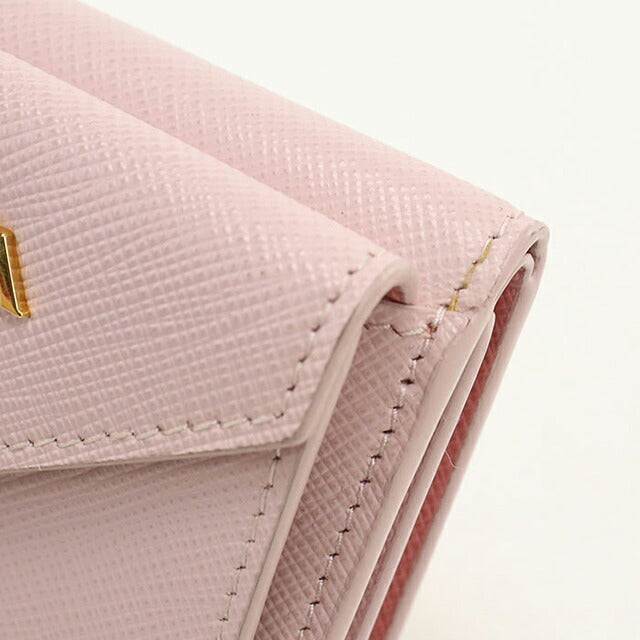 中古 プラダ 三つ折り財布 三折財布 レディース ブランド PRADA
