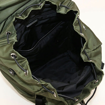 中古 プラダ リュック メンズ ブランド PRADA Re-Nylon バッグパック 2VZ135 2DMG F0244 カーキ USDPR105338011