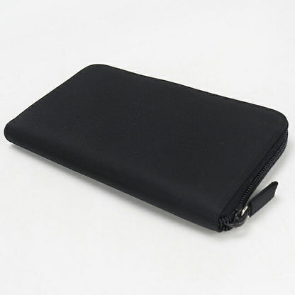 Used Prada long wallet round zipper ladies brand PRADA triangle zip around 1ML506 black USDPR105364011
