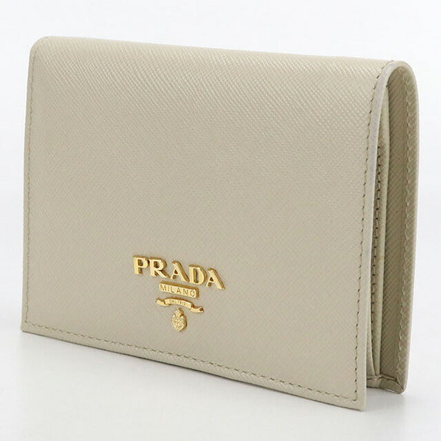 中古 プラダ 二つ折り財布 二折財布 レディース ブランド PRADA