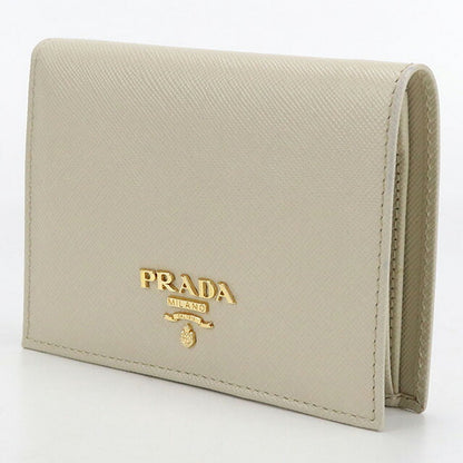中古 プラダ 二つ折り財布 二折財布 レディース ブランド PRADA サフィアーノトライアングル 1MV204 財布 USDPR105371011