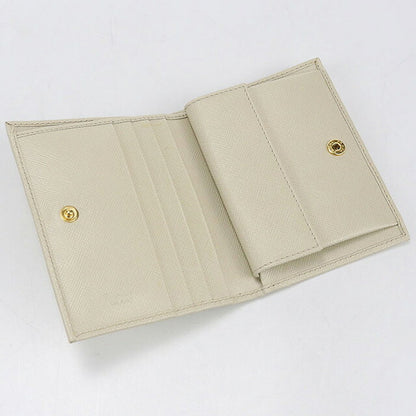 中古 プラダ 二つ折り財布 二折財布 レディース ブランド PRADA サフィアーノトライアングル 1MV204 財布 USDPR105371011