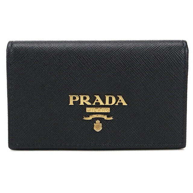 中古 プラダ 名刺入れ レディース ブランド PRADA サフィアーノレザー