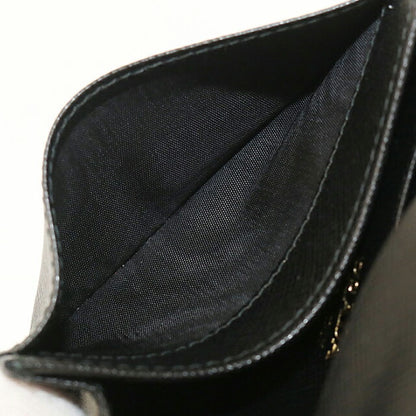 Used Prada business card holder ladies brand PRADA saffiano leather black accessory USDPR105420011