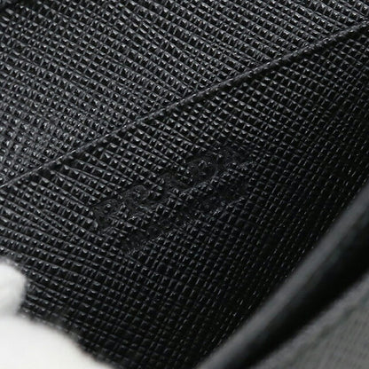 中古 プラダ 名刺入れ メンズ ブランド PRADA サフィアーノレザー ブラック 小物 USDPR105436011