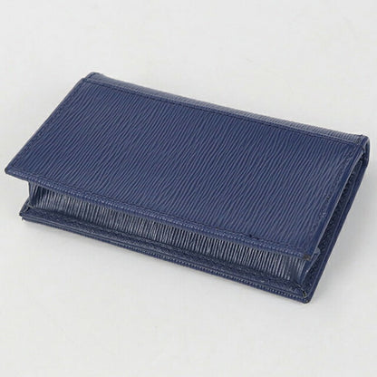 Used Prada business card holder ladies brand PRADA saffiano leather blue accessory USDPR105437011